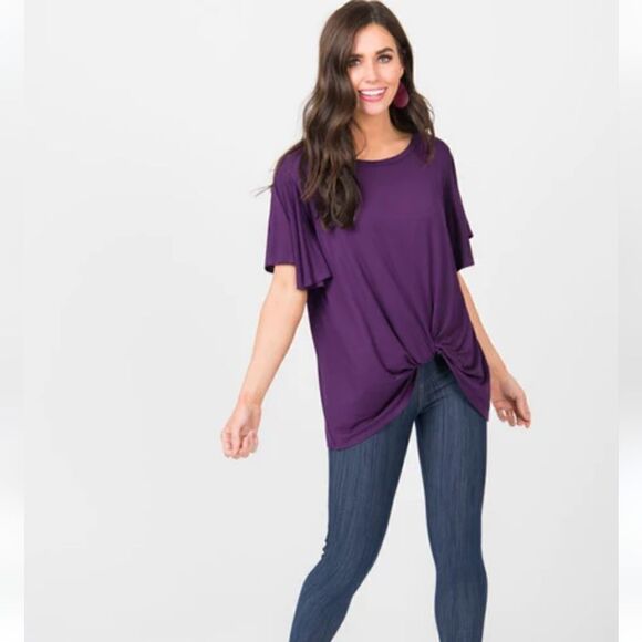 NWT Flutter Twist Top Navy Agnes & Dora - Picture 1 of 6